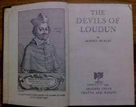 Picture of The Devils of Loudun Book Cover