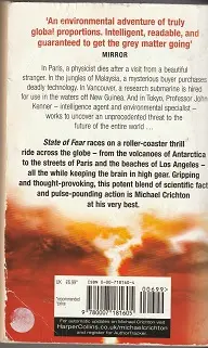Picture of State of Fear Back Cover